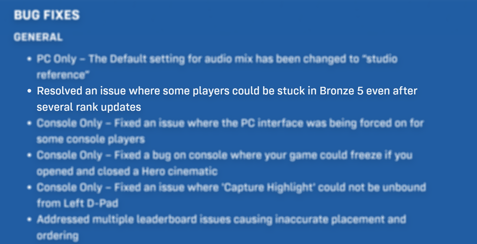 【海外の反応】ブロンズから上がれなかった不具合って警告無しで放置してたってことなの･･･？