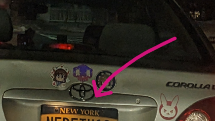 【OW2】絶対にOWプレイヤーが乗ってる車見つけたぞｗｗ