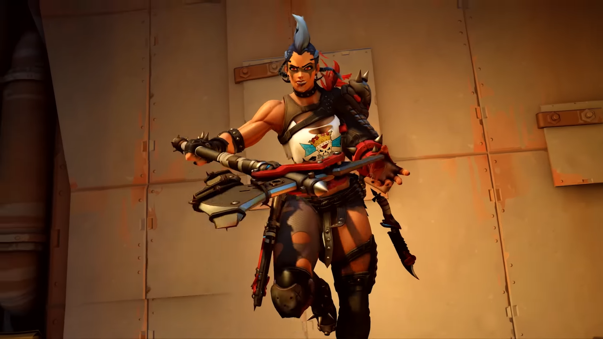 【OW2】ジャンカークイーンがマジぶっ壊れだった頃の性能がコチラ ←「ホォア！」の効果が･･･