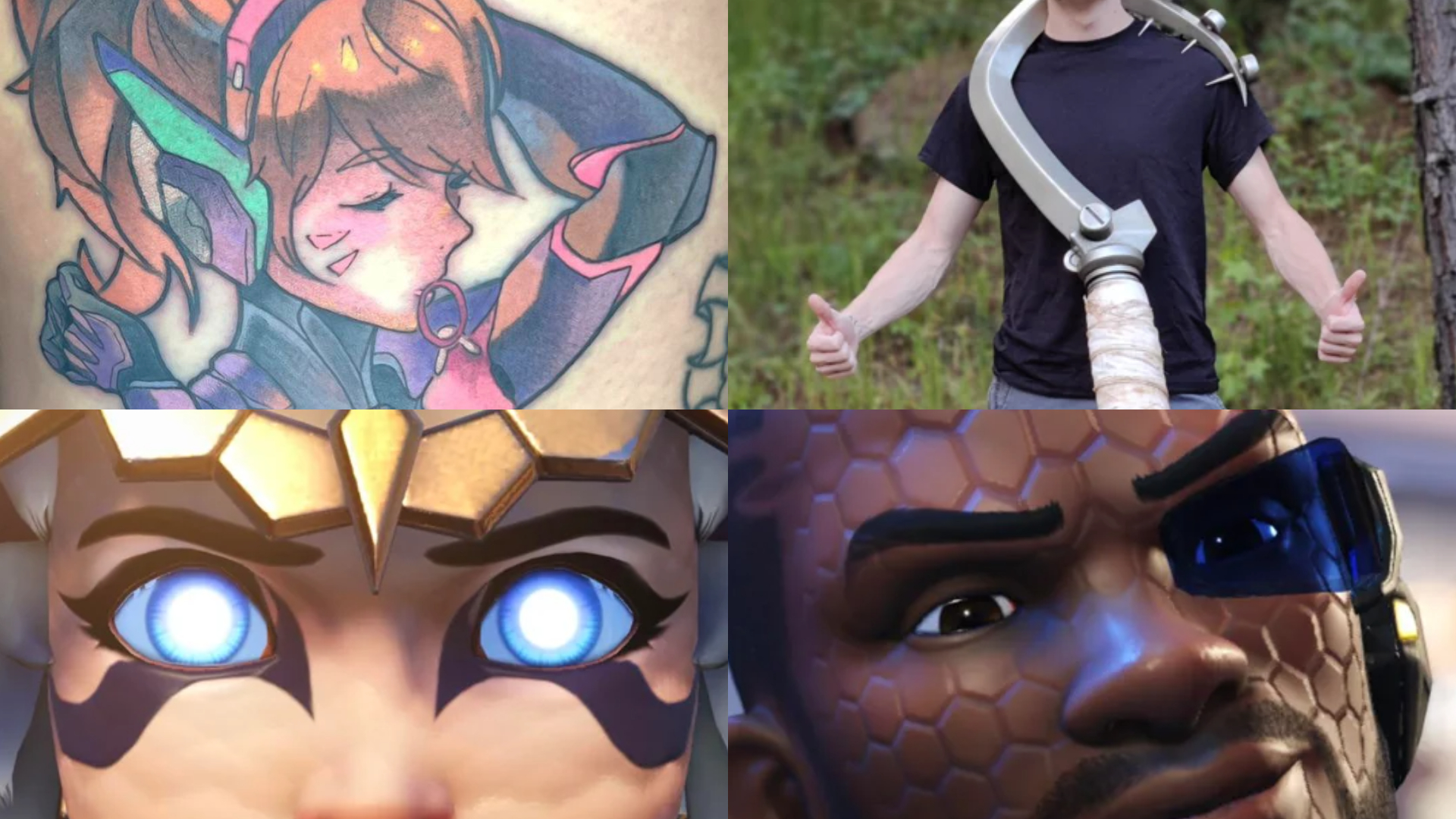 【OW小ネタまとめ】『D.Vaのタトゥー入れた』『実物大のホグフック作った』『キモすぎるバグ』他