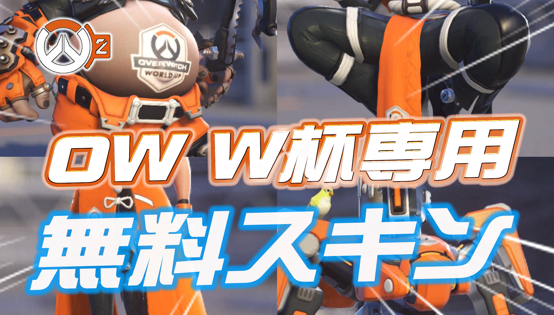 【OW2】OWワールドカップの専用スキンの見た目が公開【無料報酬含】