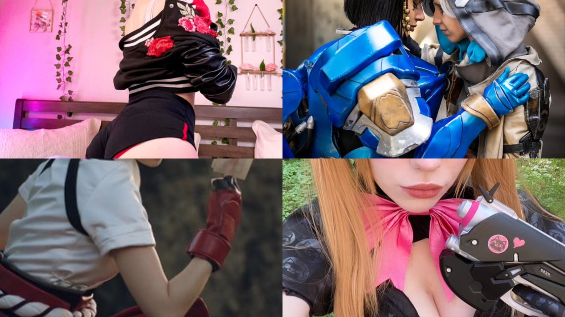 【OW2】海外勢によるコスプレまとめ「お尻なキリコ」「猫耳DVa」「アナ&ファラ」他