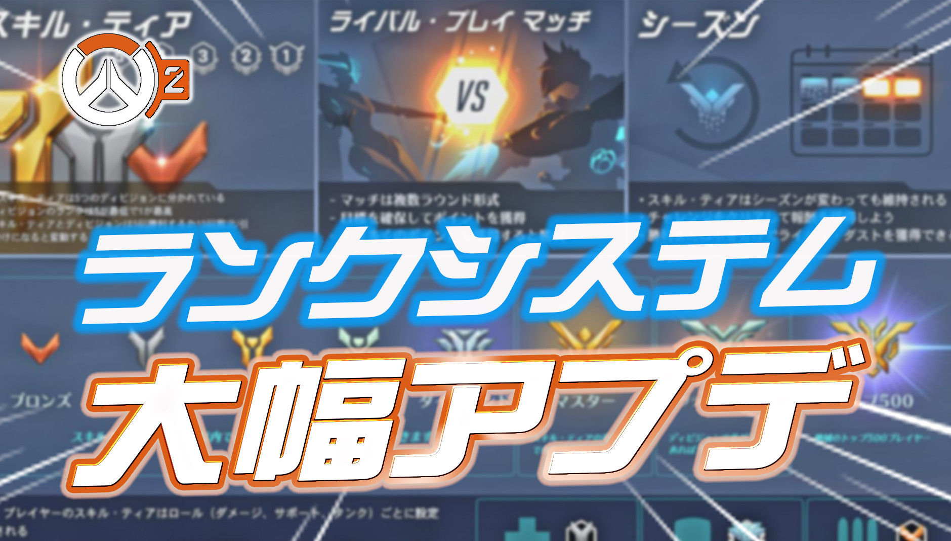 【速報】今後ランクシステムに大幅なアップデートが