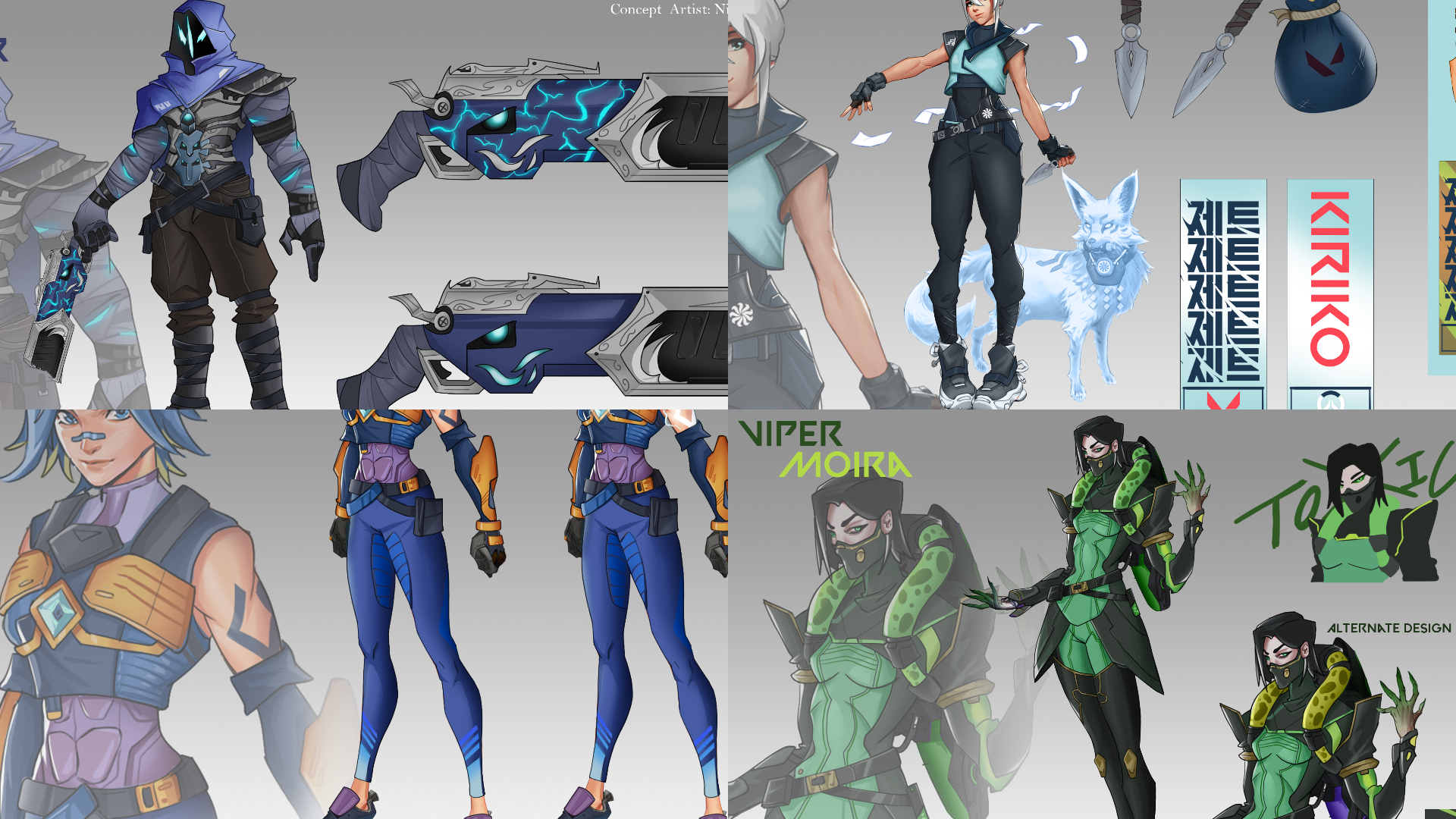 【OW2】クオリティの高すぎる9種類の『OW×VALORANT』のファンアートまとめ