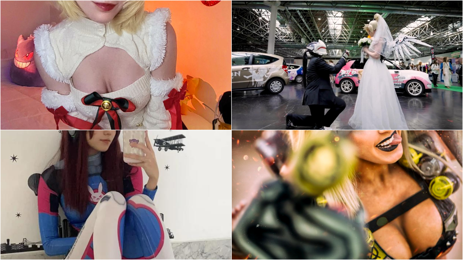 【OW2】海外勢によるコスプレまとめ「えっちセーターマーシー」「女体化ジャンクラ」「かわいいDVa」他