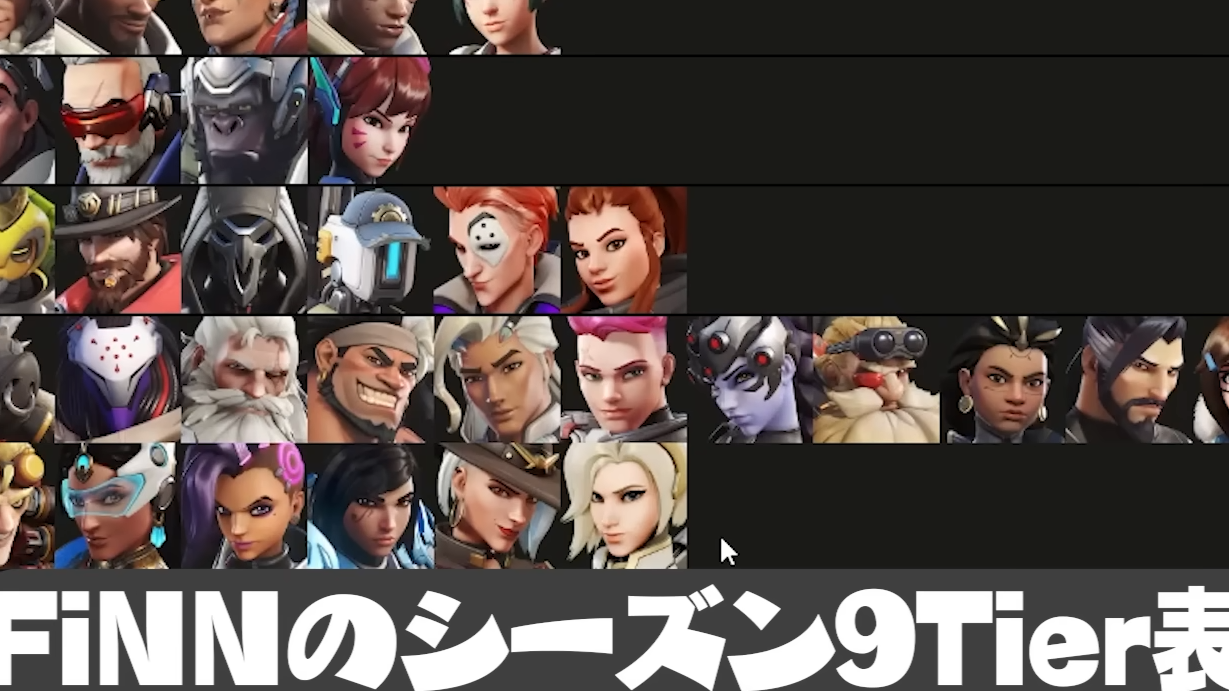 【OW2】世界TOPプレイヤーFiNN選手による『シーズン9のヒーローティアリスト＆その理由』