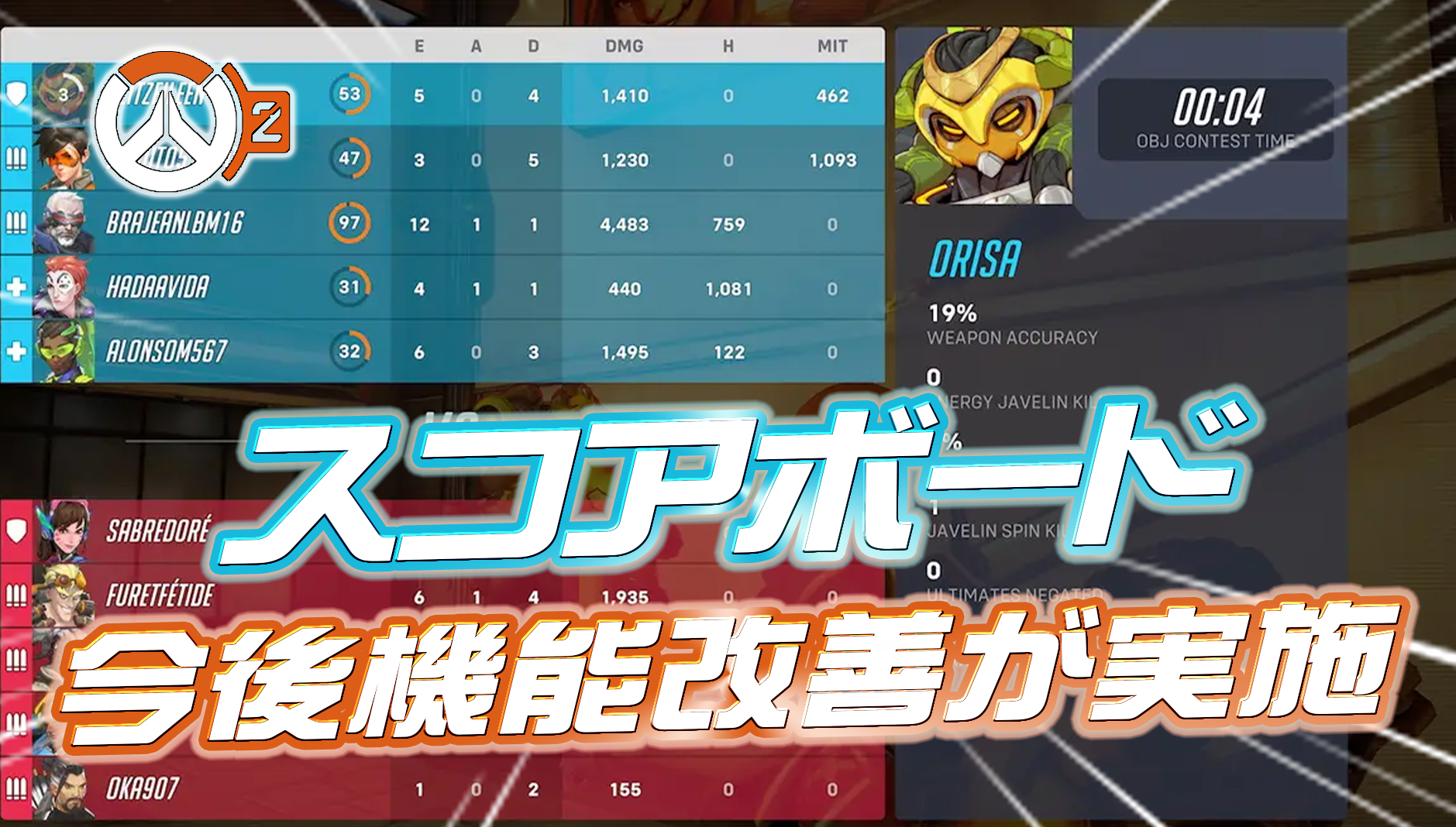 【朗報】今後スコアボードに大幅な改善が実施