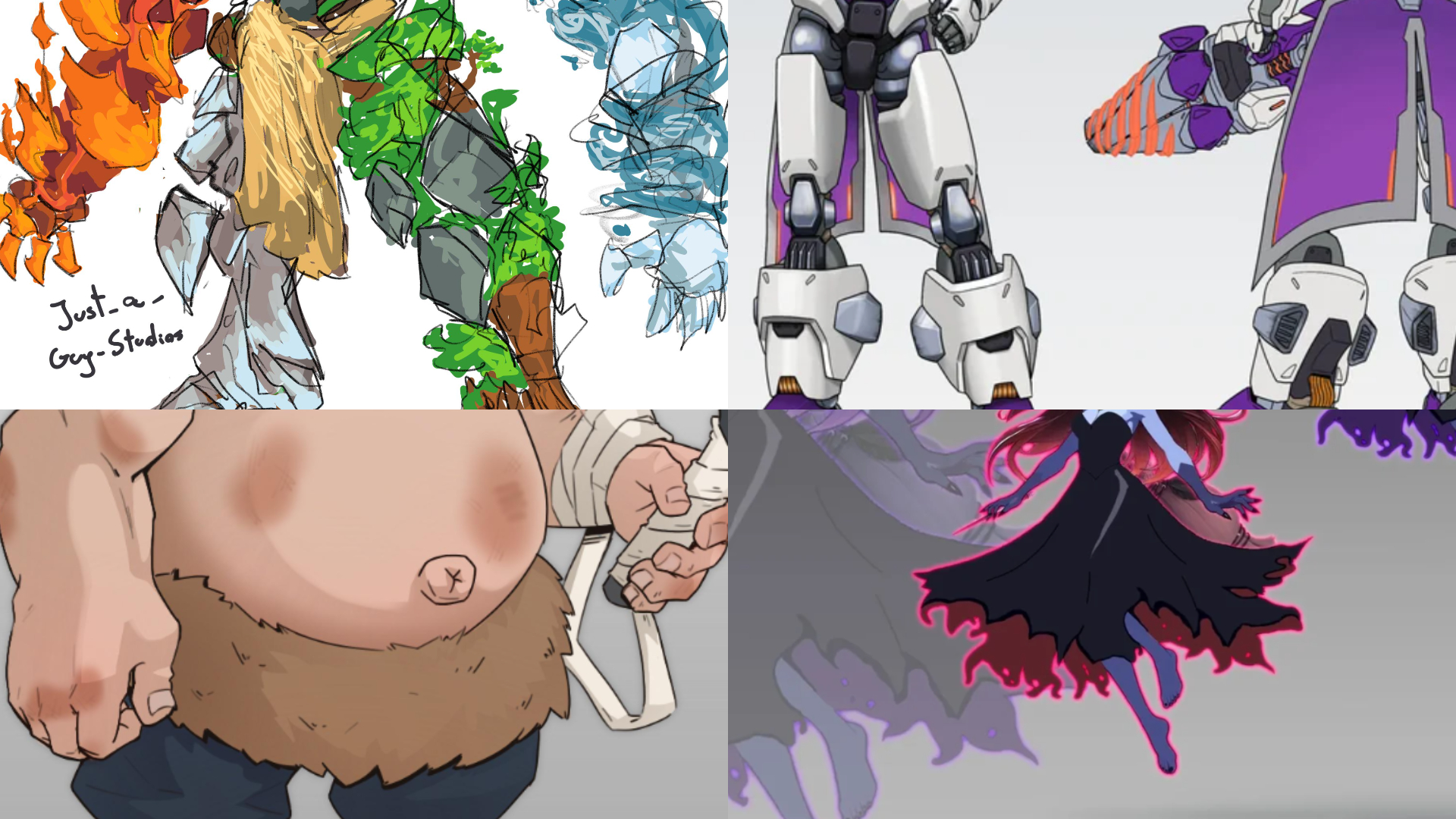 【OW2】海外勢によるファンアートまとめ「伊之助×ホグ」「ハロウィンスキンシリーズ」「ゲッコウガ×ゲンジ」等