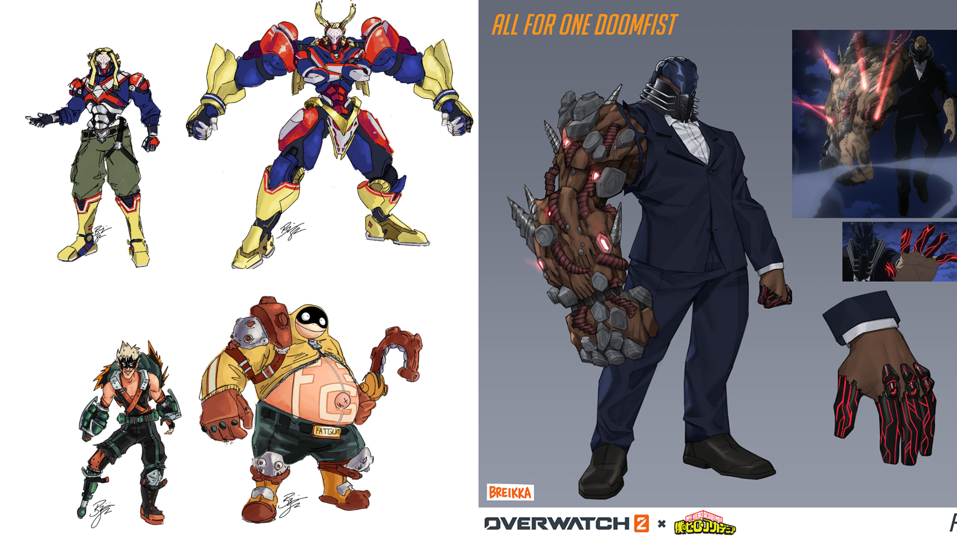 【OW2】海外勢による「ヒロアカコラボでスキンが欲しかった」ヒーロー&ファンアートまとめ