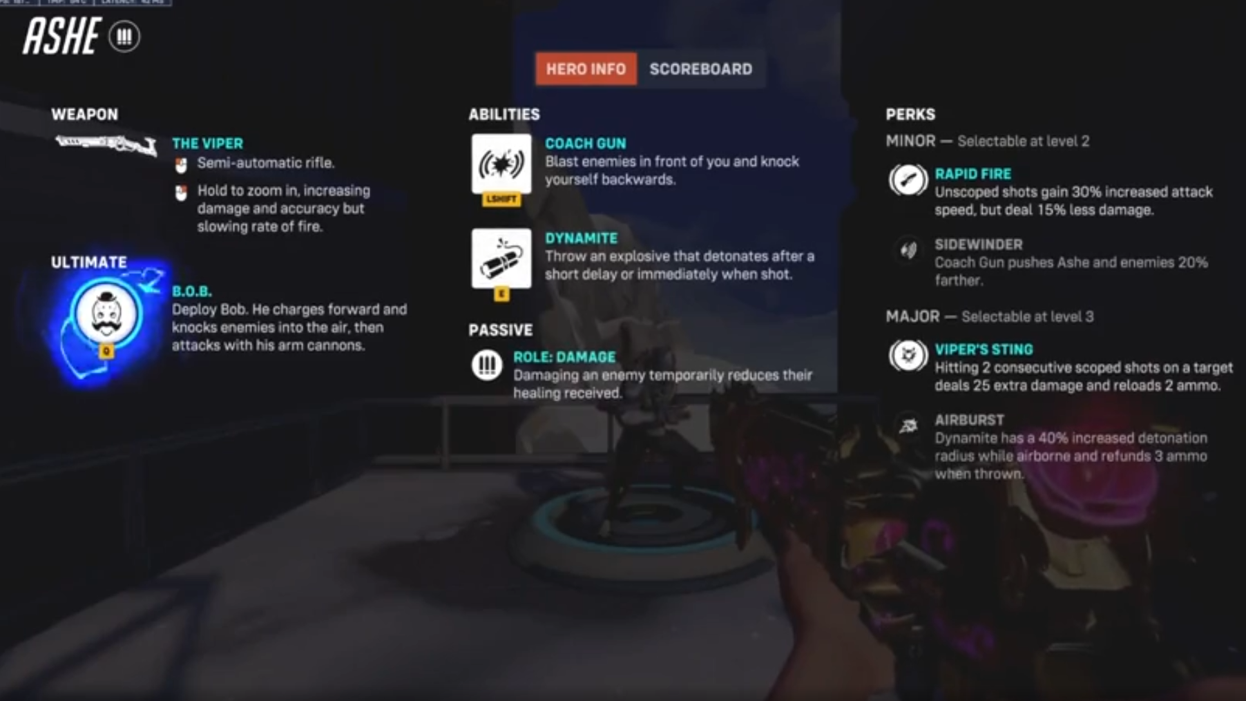 【OW2】アッシュのパーク「毒蛇の一撃」に地味だけど重大な不具合が発生していることが報告される