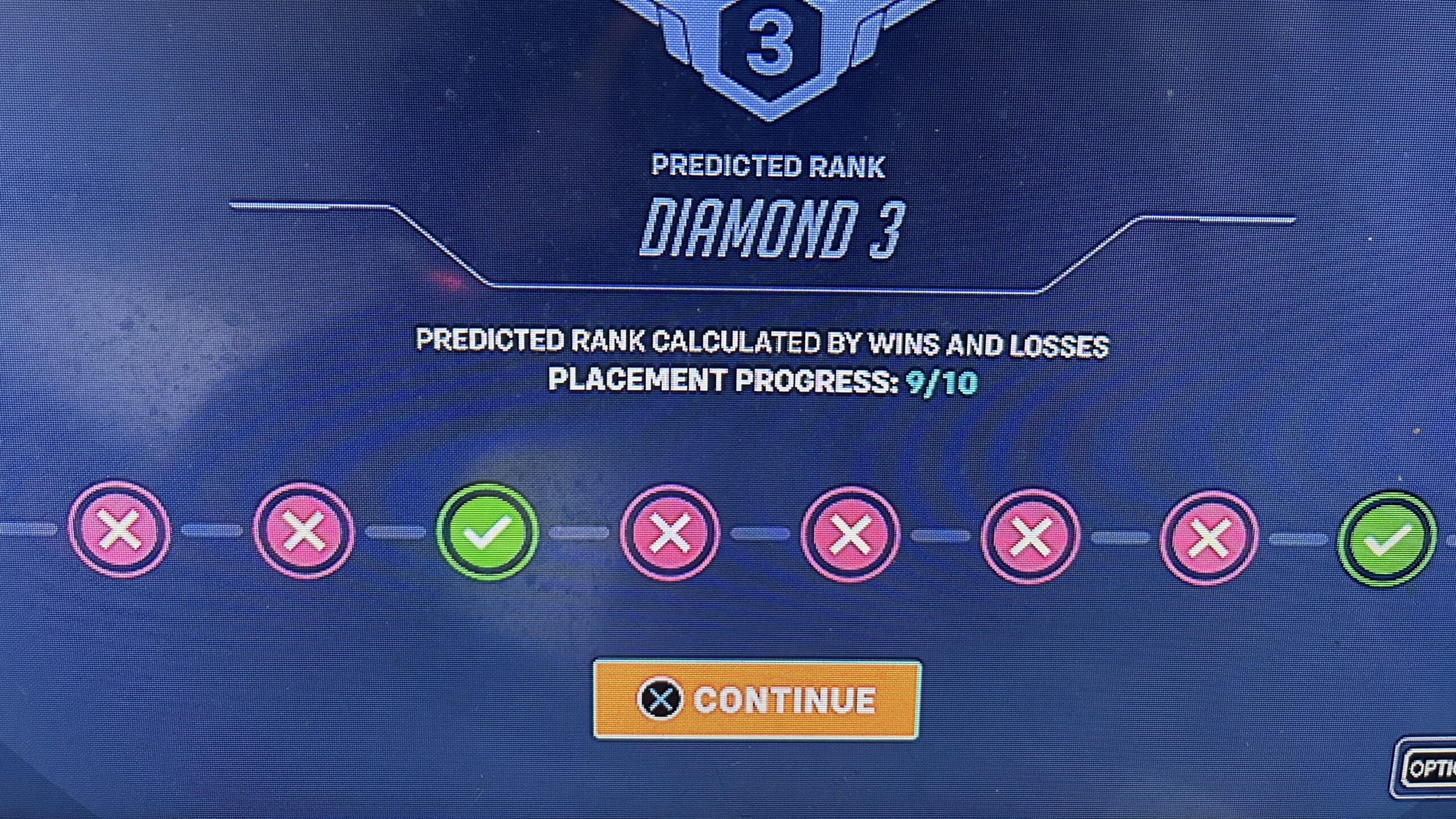 【OW2】普段プラチナ勢、認定2勝8敗でダイヤ2に認定されてしまう･･･