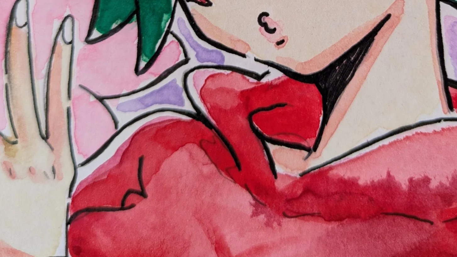 【OW2】キリコを水彩で描いてみた ←完成度高すぎるファンアートがコレ