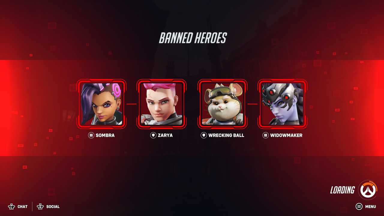 【OW2】地域、ランク帯ごとにBANされがちなヒーロー誰？ ←どのランク帯でもBAN率高いのは･･･