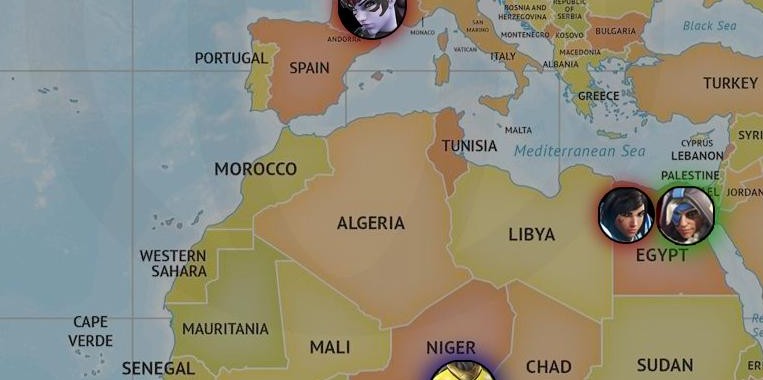 【OW2】海外勢によってヒーローの出身地マップが作成される