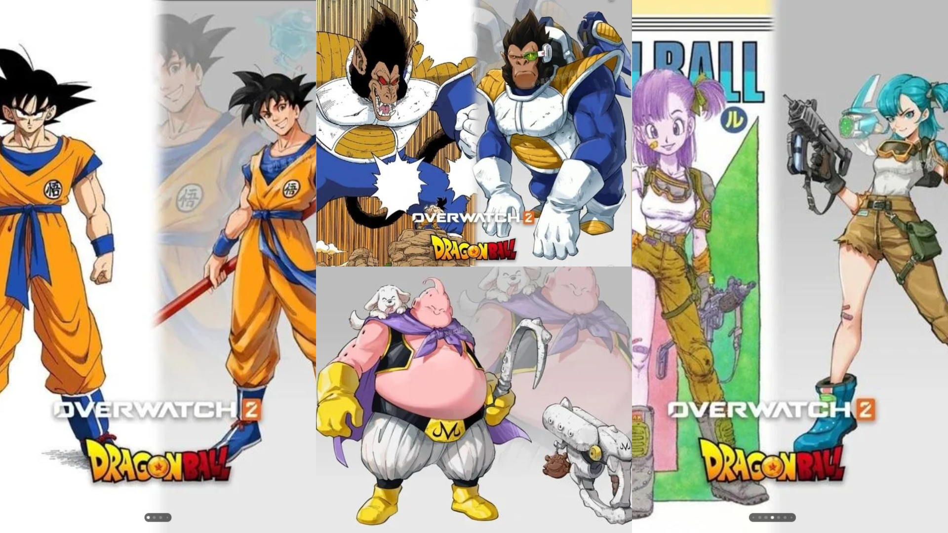 【OW2】クオリティの高すぎる8種類の『オーバーウォッチ×ドラゴンボール』のファン作成コラボスキン