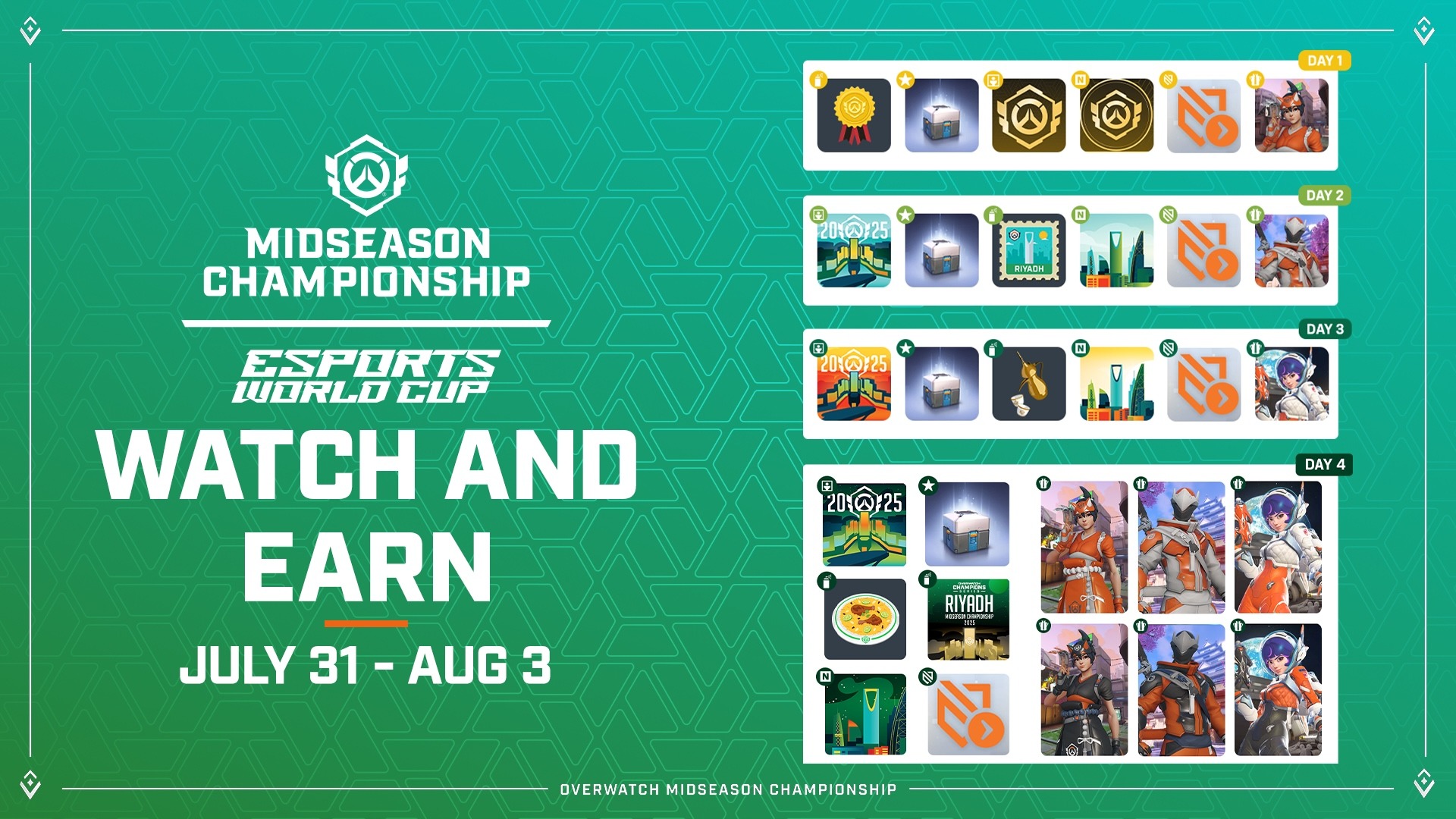 【全27種類】OWCS世界大会の『超豪華視聴報酬』が公開