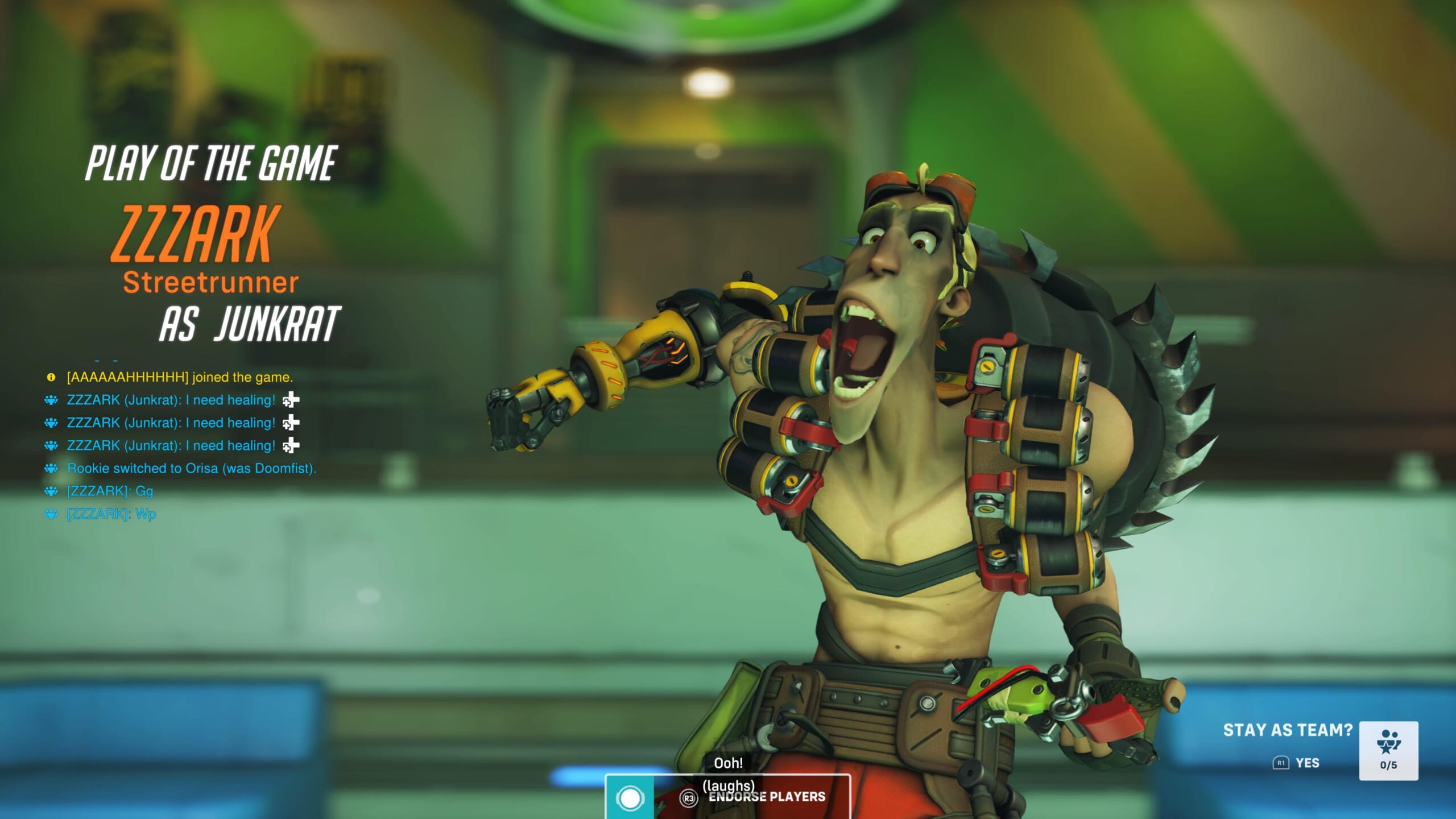 【OW2】POTG、いつの間にか『こういう仕様』に変わってるっぽいな