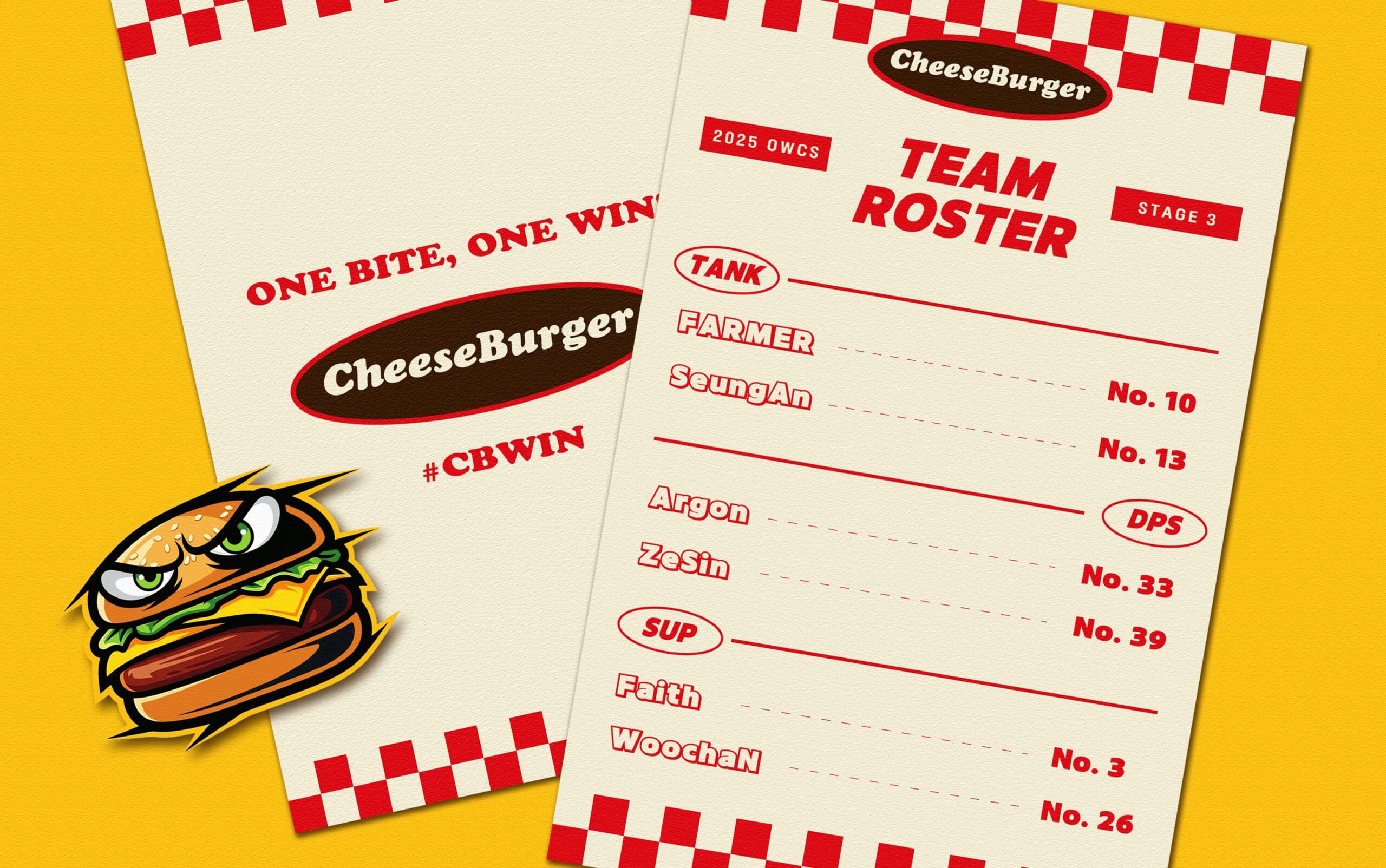 【OWCS】元ZETAのタンクも加入！KR新チーム「cheeseburger」が発足