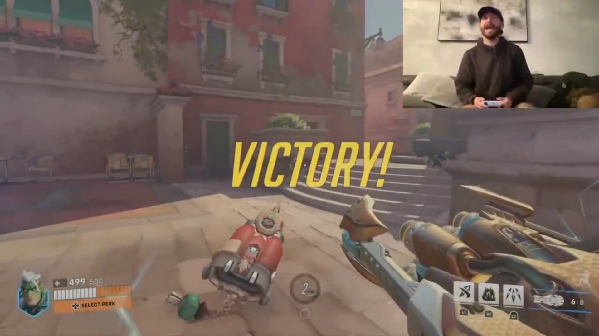 【OW2】ハザード英語版声優さんのOWプレイ動画が話題に「彼はオーバーウォッチコミュニティの宝」