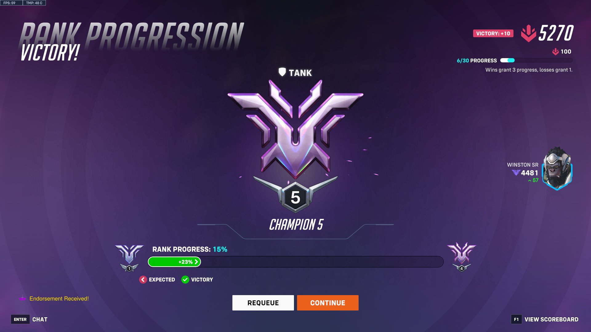 【OW2】史上最年少?15歳でチャンピオンに到達する海外タンクプレイヤーが登場し話題に