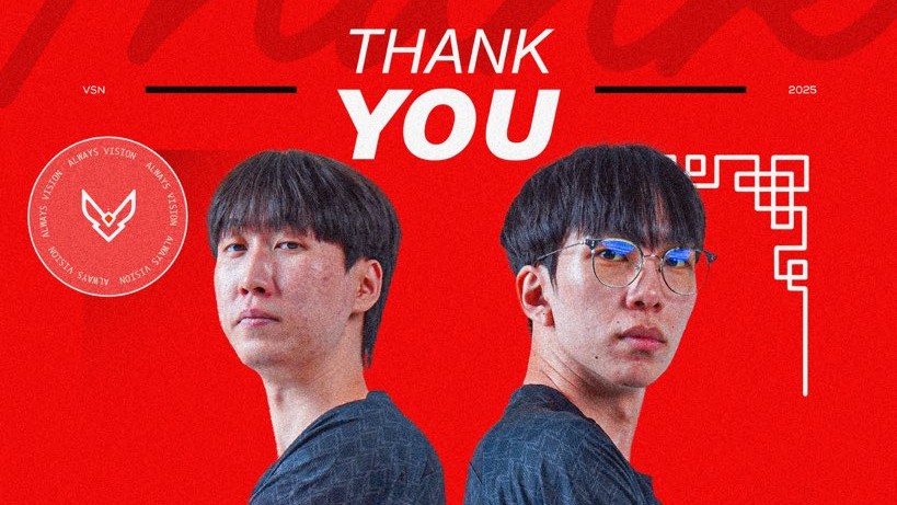 【OWCS】TEAM VISIONがViol2tとChoiSehwan脱退を発表