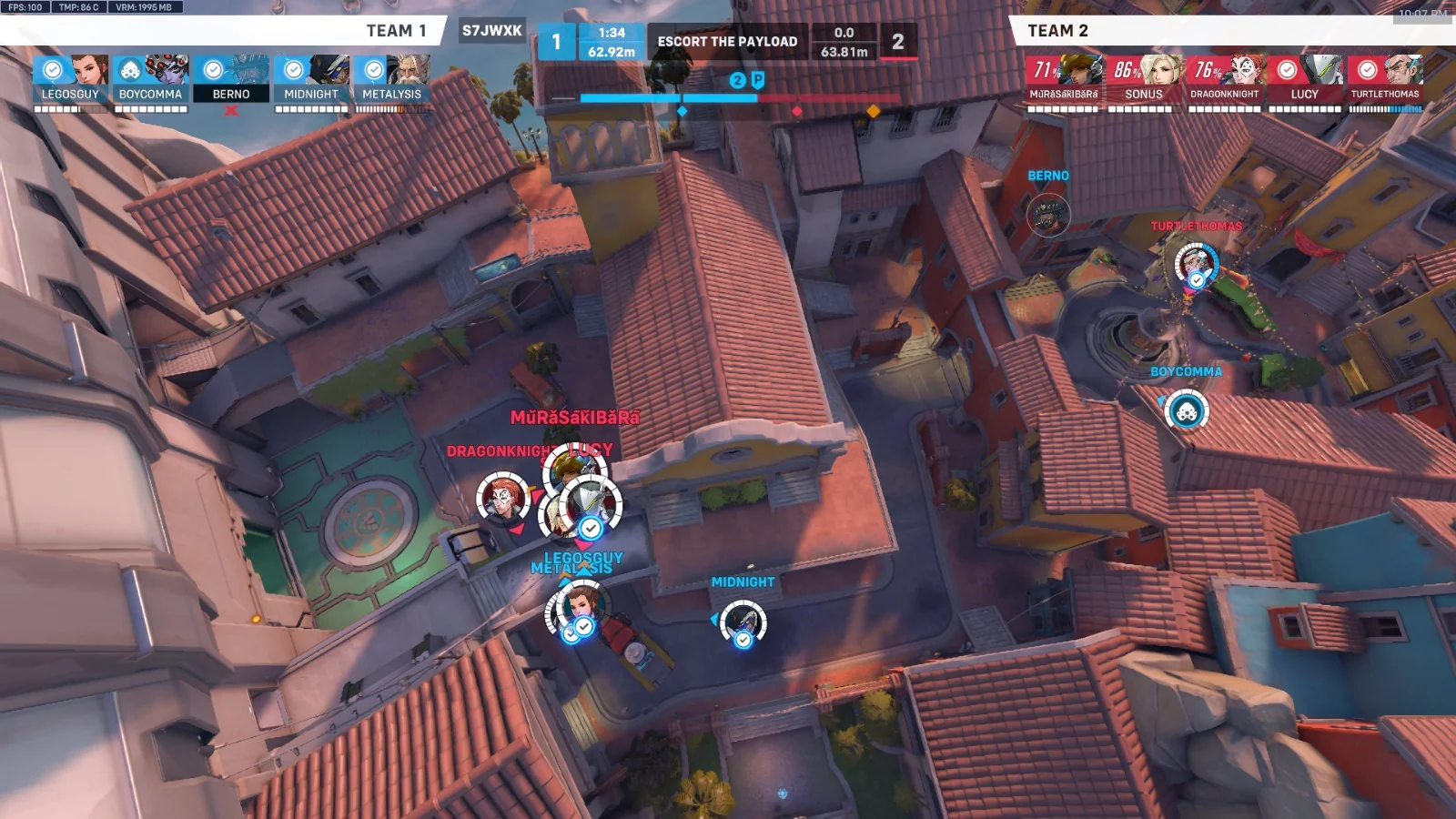 【OW2】GM4〜チャンピオン5帯のマッチでもコレが起きるってマジかよ･･･