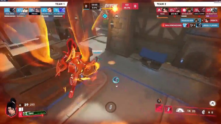 【OW2】海外プロが新ヒーロー「アンラン」を使った結果 ←〇〇のDPS版って感じだな