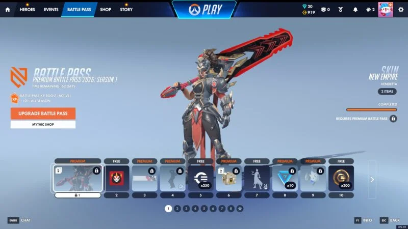 【OW】今回のバトルパス称号、久々にプレステージ目指したくなるレベルで良いな