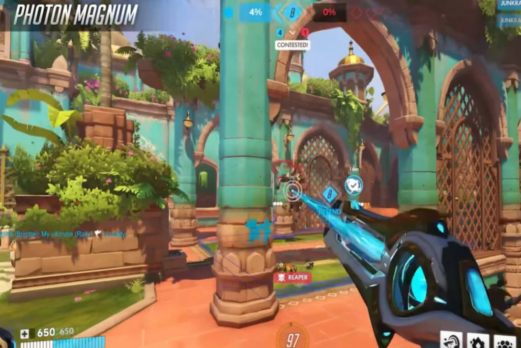 【OW】新タンク「ドミナ」、プロの手にかかるとこうなる ←エイム力ある人には最高かもな