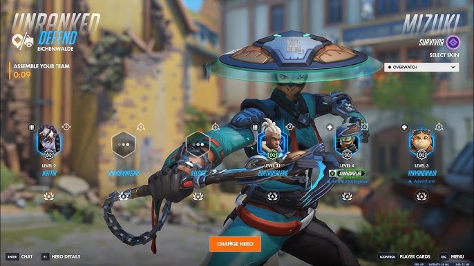 【OW】ミズキはフランカー対策の神キャラだわ ←〇〇が完全に割喰ってる感