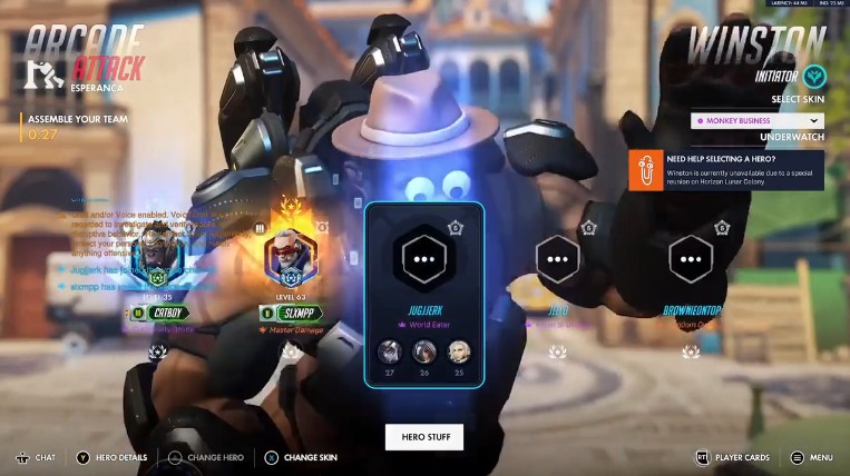 【OW】エイプリルフールモードでウィンストンを出すワザップが発見されるｗｗ