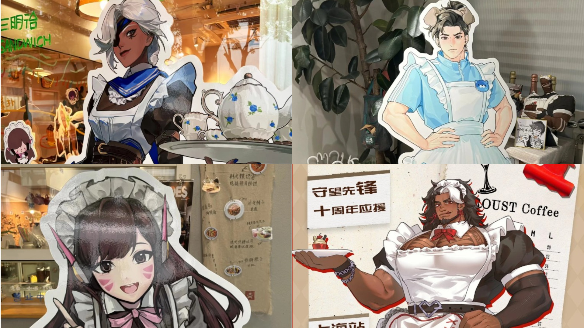 【OW】上海で行われたOWファンメイドカフェイベント、クオリティの高さが話題に ←このスキンくれ