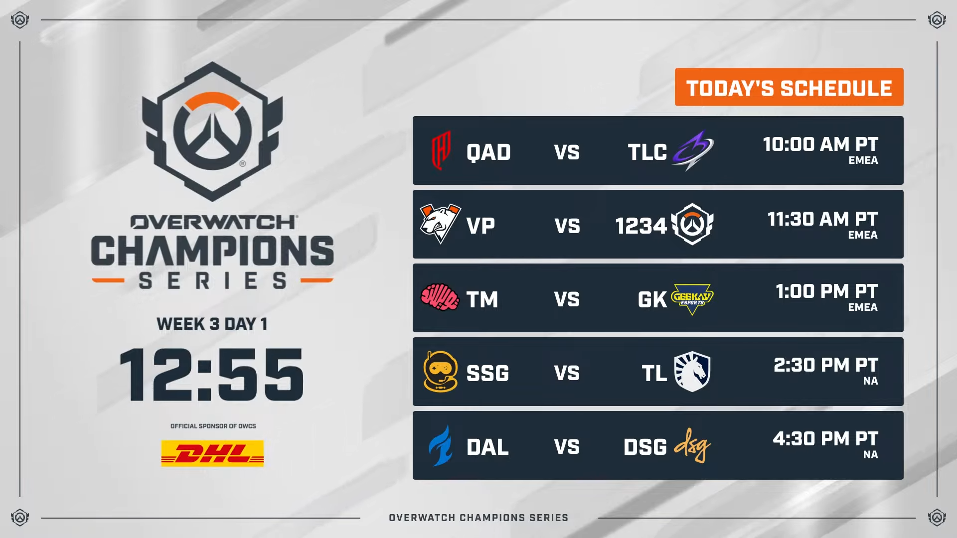 【OW】TM vs Geekayも接戦 EMEA上位争いは一気に混戦へ