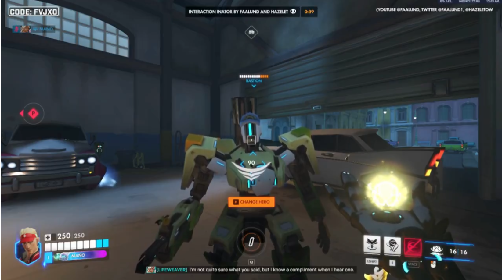 【OW】バスティオン×ライフウィーバーのカップリング、盛り上がってしまうwww