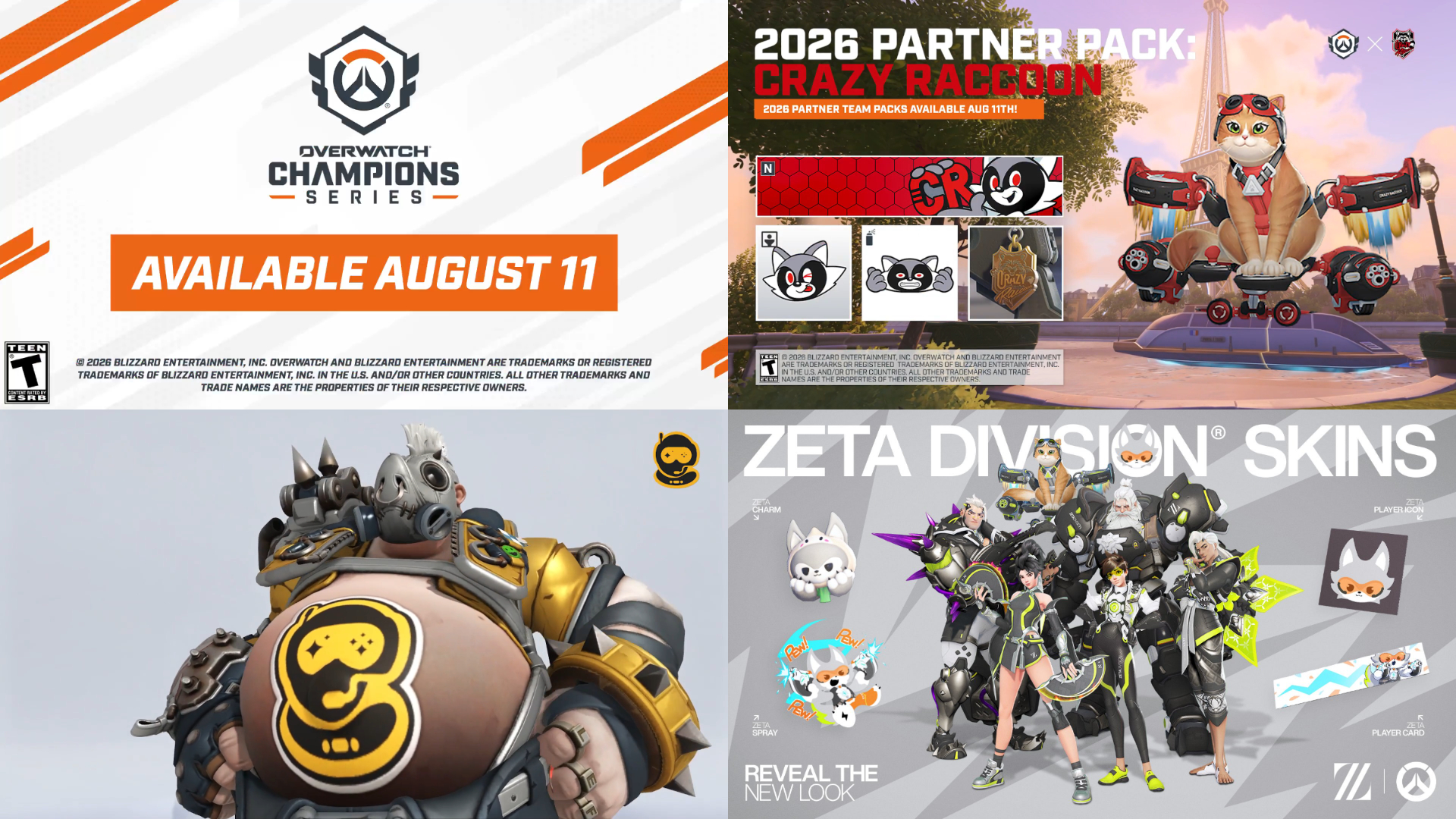 【OW】OWCSパートナースキン第2弾が発表