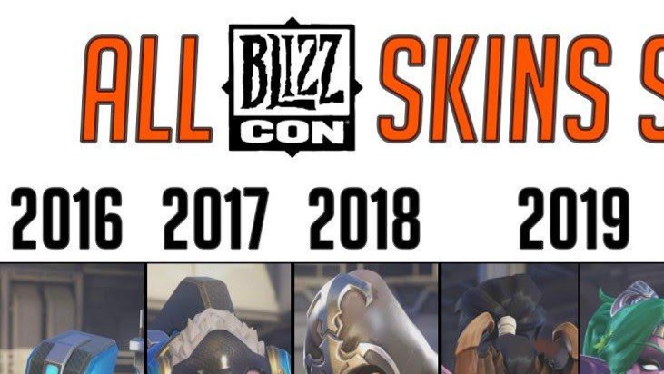 【OW】激レア歴代BlizzConスキンで一番好きなのどれ？←この2つは別格だろ