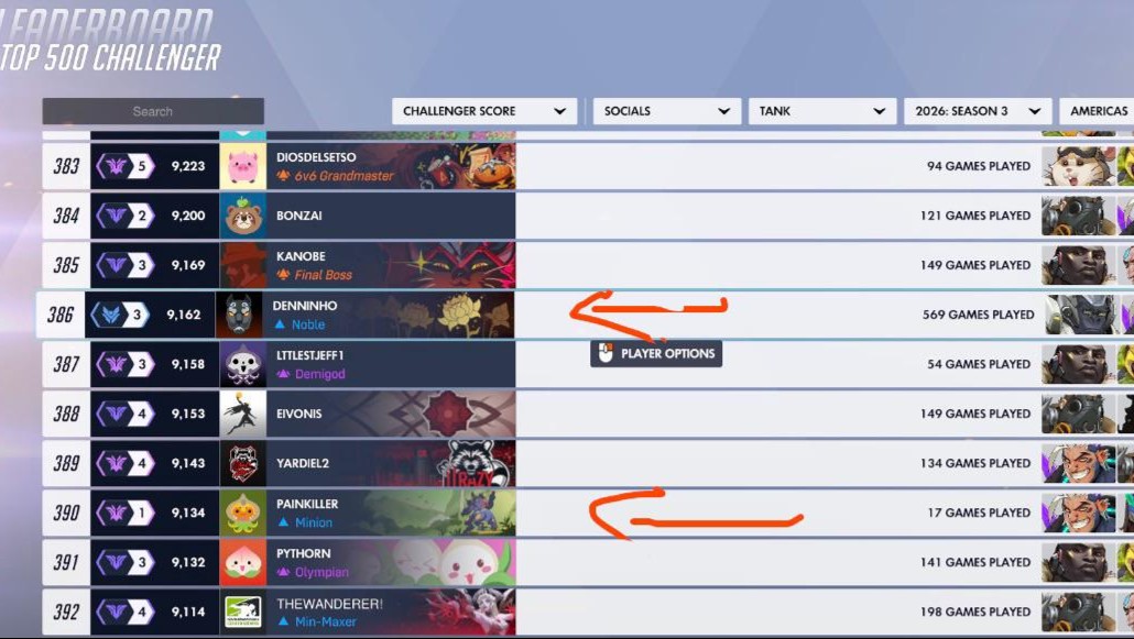 【OW】チャレンジャーシステム、本格的にネタ扱いされてしまう