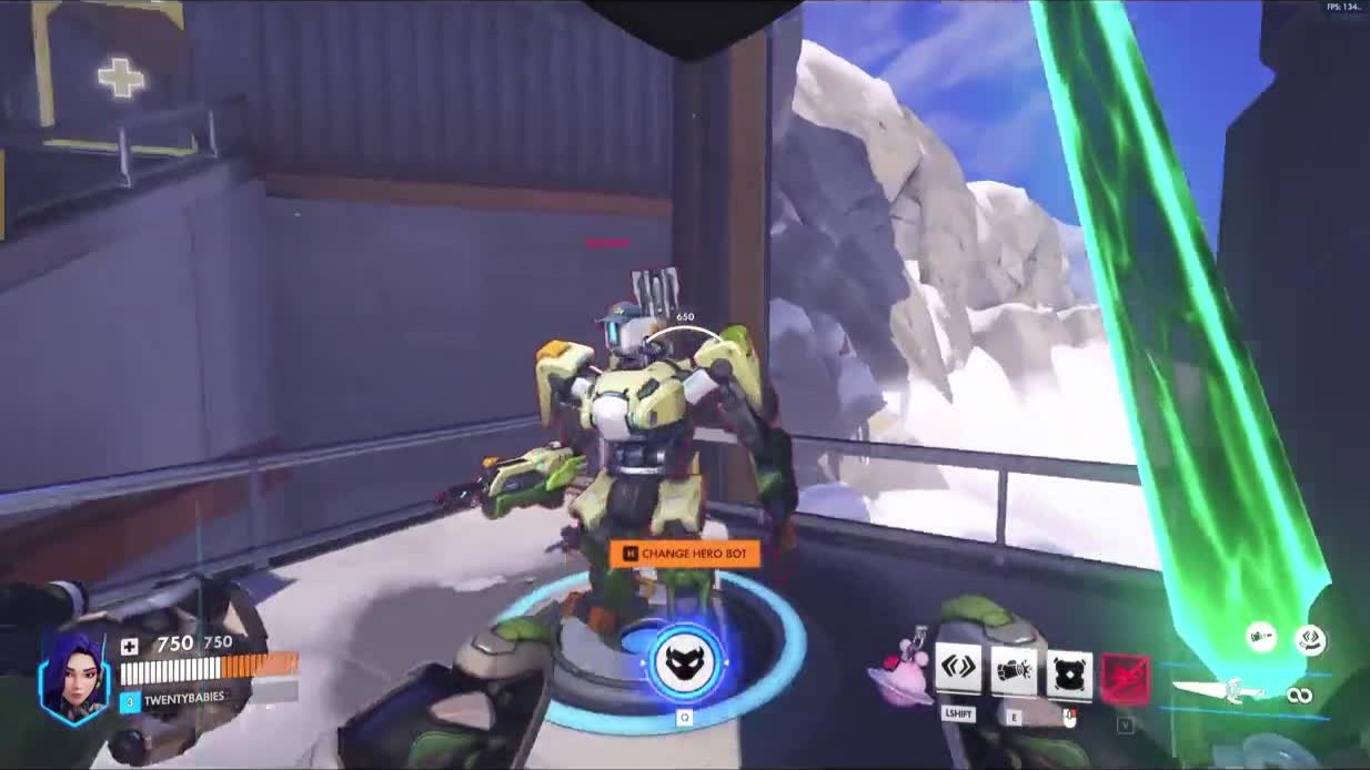 【OW】D.mon、バスティオンを2.4秒で撃破できるコンボが見つかる