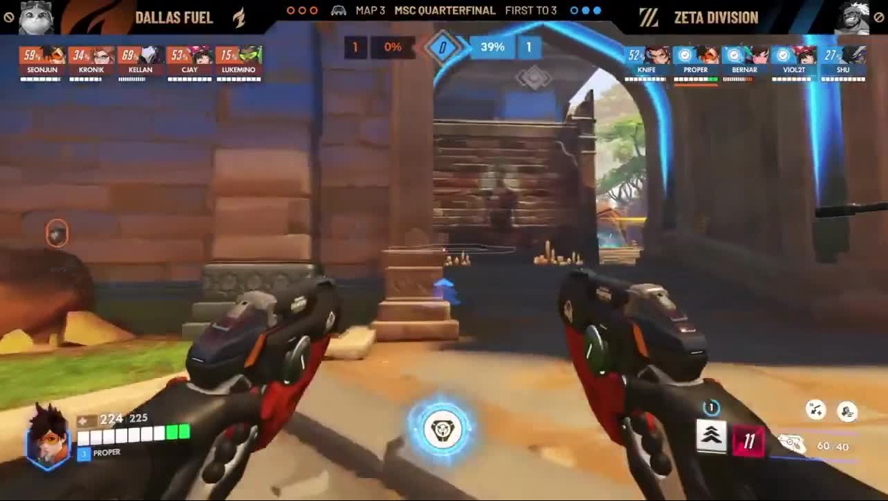 【OW】「エイムがいいだけ」に見えるProperのトレーサー対面、何がそんなに凄いの？