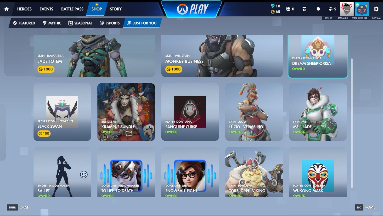 【OW】ショップのおすすめ欄ぶっ壊れすぎだろ