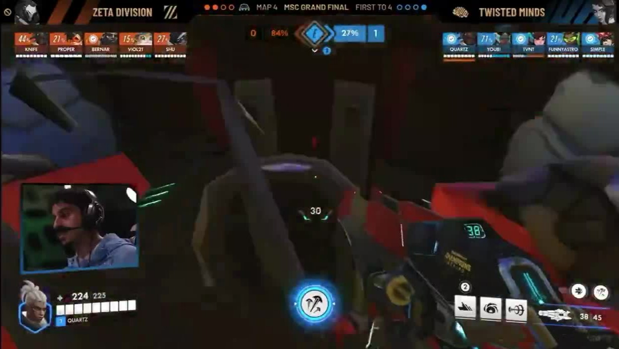 【OW】QuartzがZETA戦で最強火力を発揮できなかった理由、見つかる