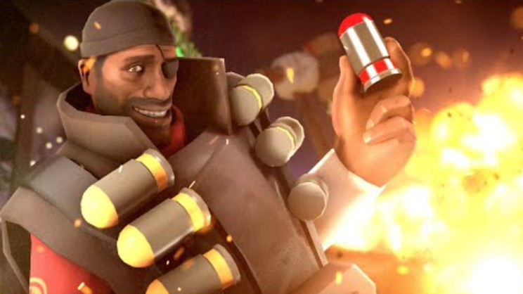 【OW】TF2でデモマン350時間の男、ジャンクラット18時間で空中直撃を決める
