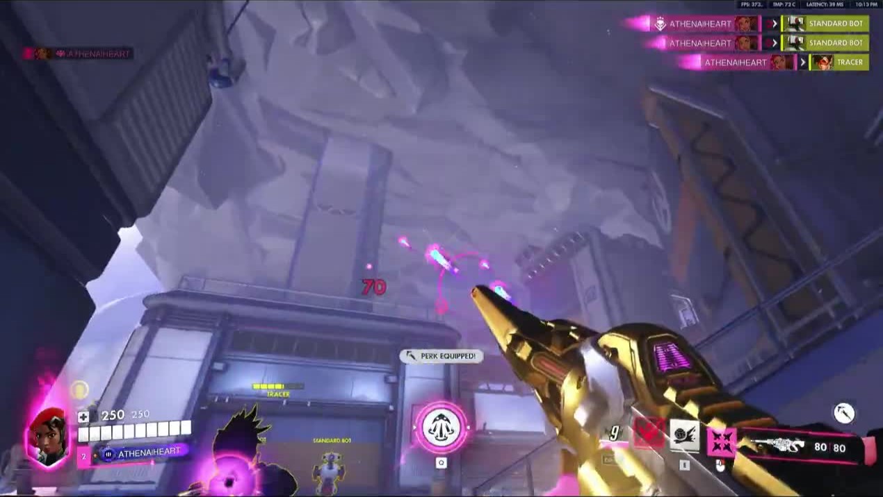 【OW】シエラのメイン射撃に不具合が発生している模様