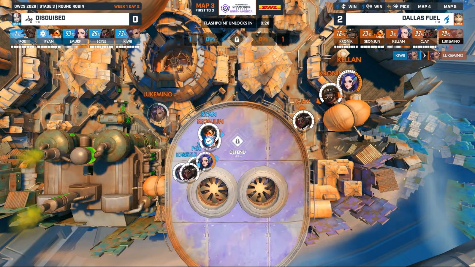【OW】復帰したSmurfのウィンストンが別格すぎる一方、DSGの弱点が浮き彫りに…