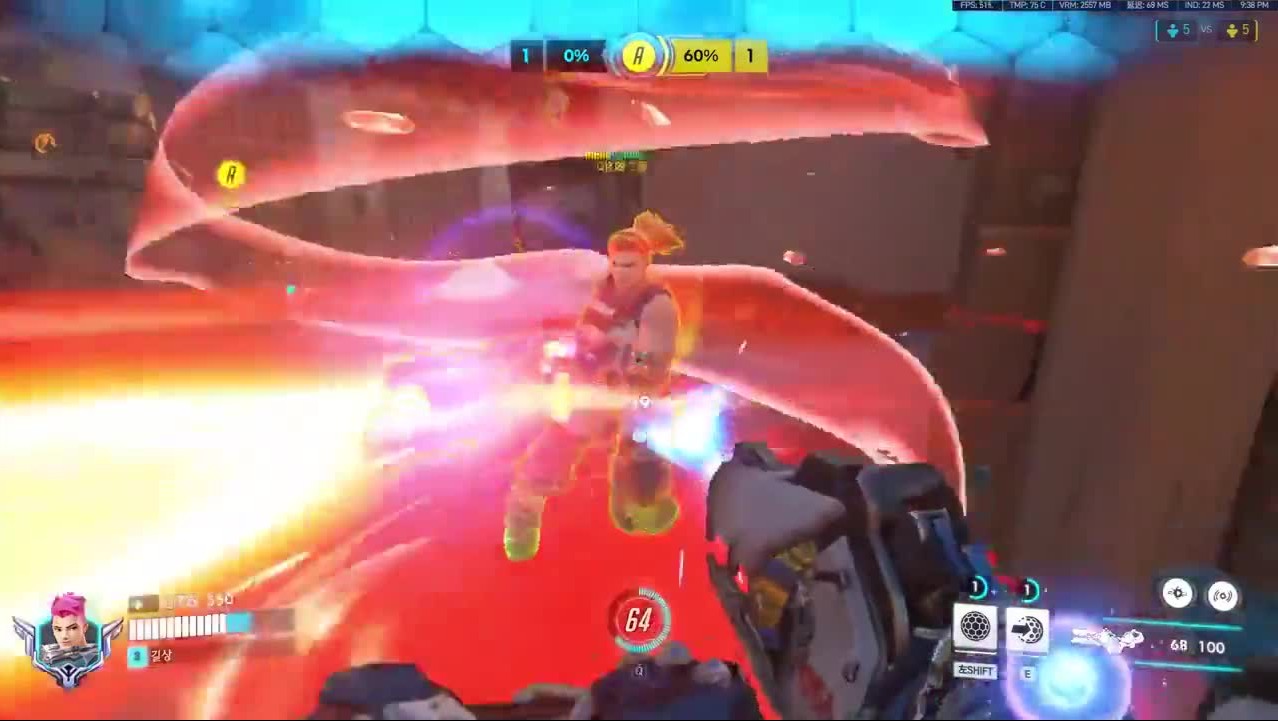 【OW】ザリアのジャンプアップパークを選ぶべき理由がこちら ←過小評価されすぎてるわ