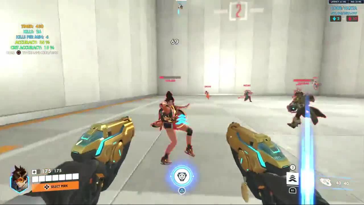 【OW】CS版でこの設定をしたトレーサー、動きが気持ちよすぎるｗｗ