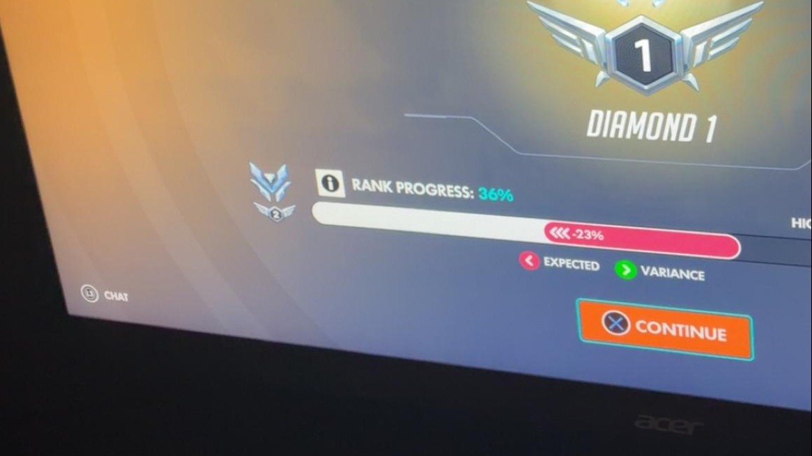 【OW】なぜ勝ったのにランク進捗「-23％」なの？←試合の後○○しちゃってる説